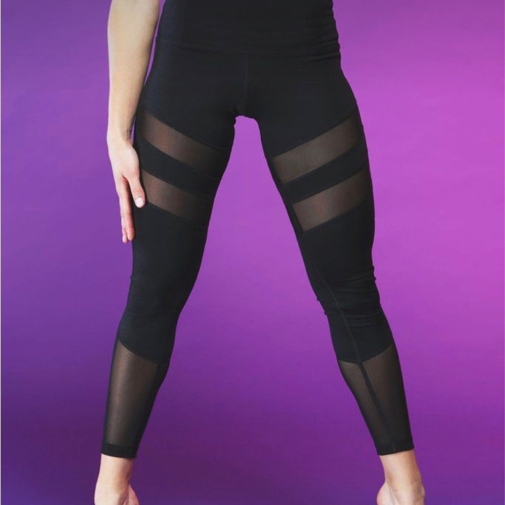 Popflex Active Solid Black Highness Mesh Cutout H… - image 3